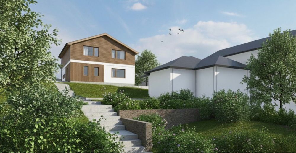 Teren Intravila 3000mp,casa si proiect,utilitati ,veder oras,castel