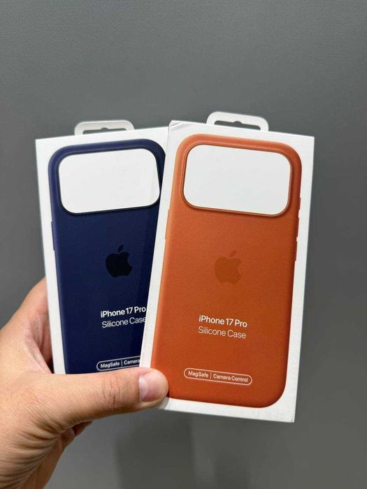 iPhone 17 Pro / 17 Pro Max Силиконовые чехлы с MagSafe. Есть доставка