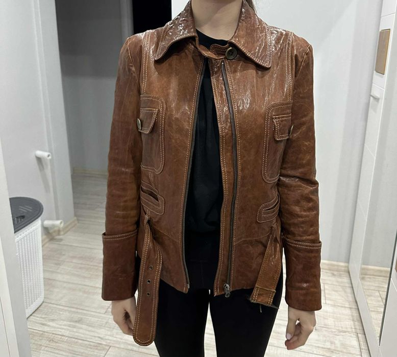 Дамско кожено яке от естествена кожа