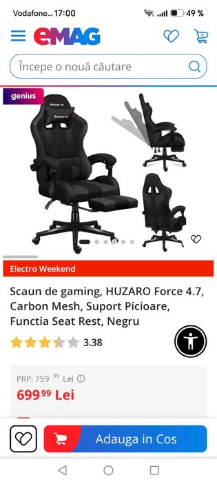 Scaun Gaming Huzaro