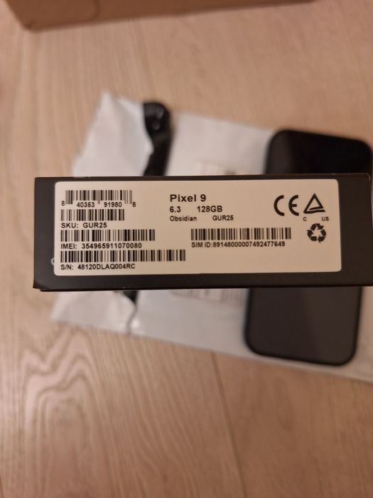 Google Pixel 9 in garantie