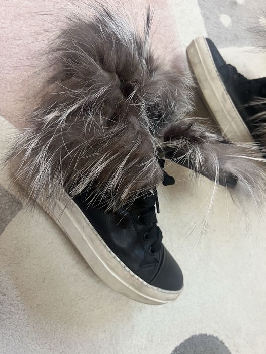 Дамски боти/ботуши от естествена кожа