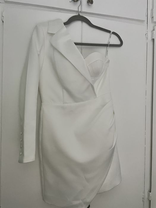 Rochie alba de cununie/nunta/ocazie marimea S