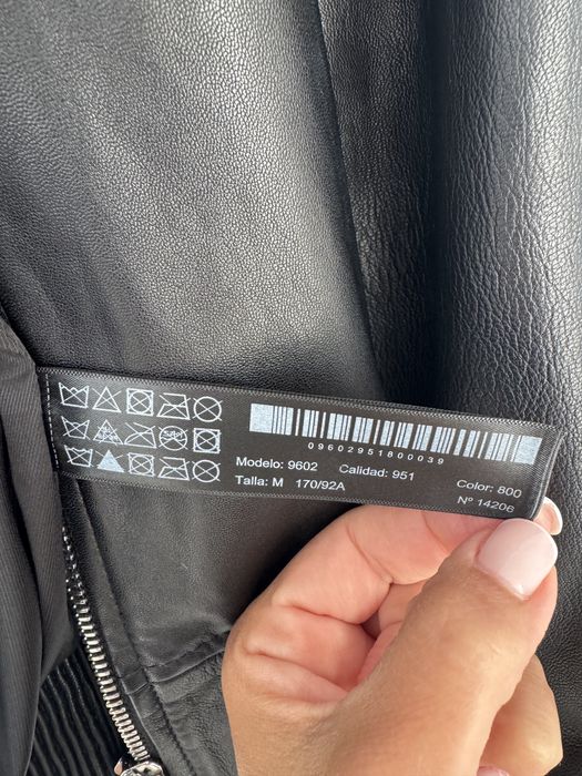 Дамско кожено яке Massimo Dutti размер М