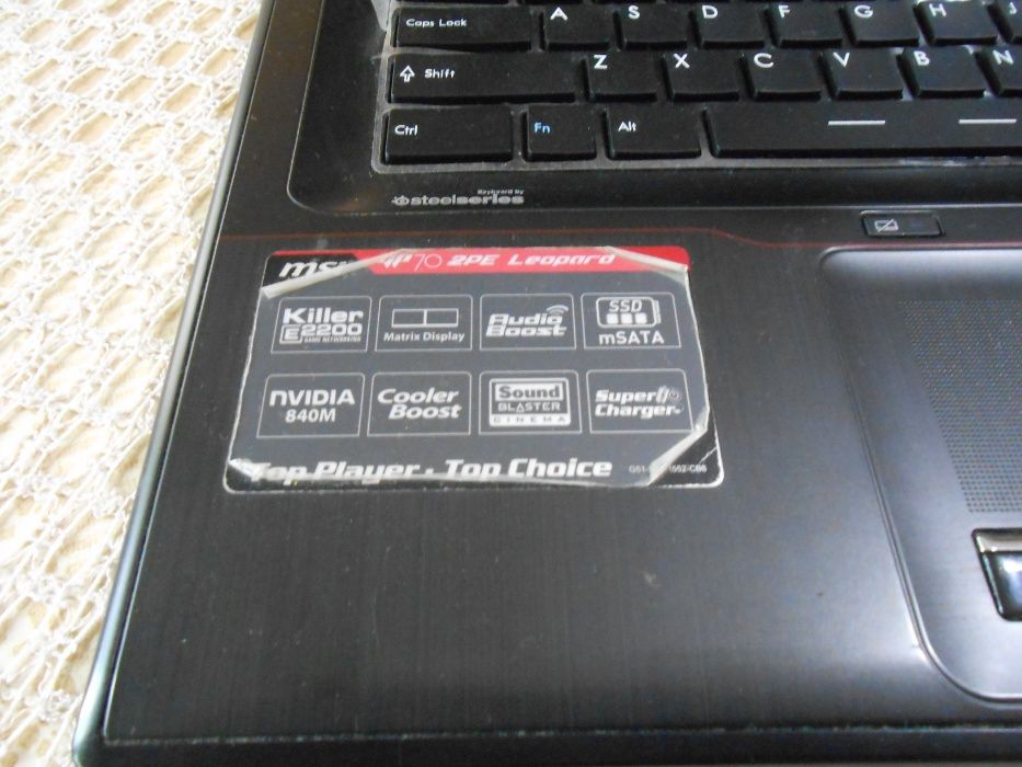 Лаптоп MSI GP70 Leopard i5 4th generation 8 gb ram 17,3"