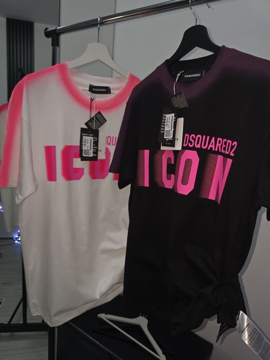 Tricou Dsquared2 icon / Off white unisex