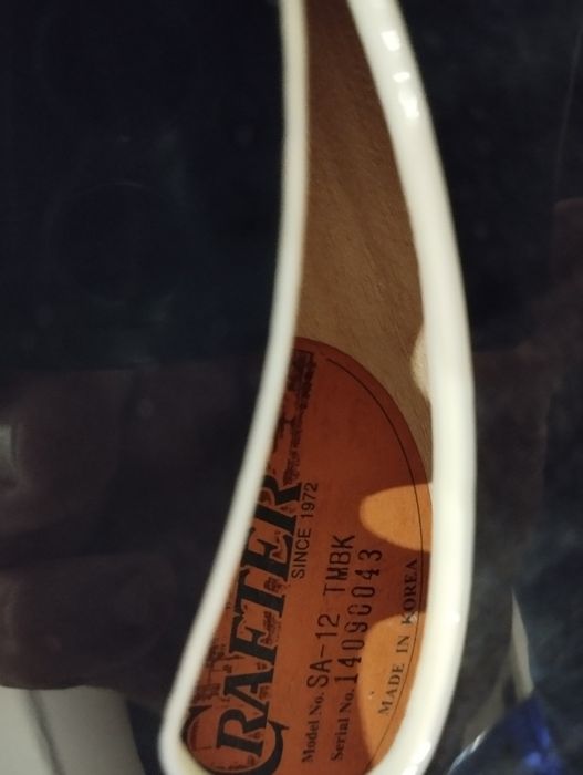 Продам гитара 12 струнная CRAFTER SA-12 TMBK.