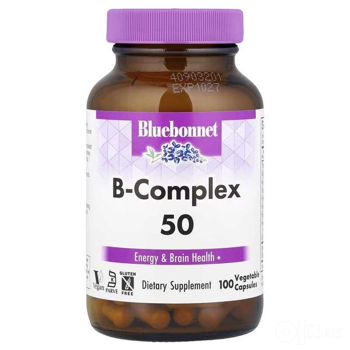 Bluebonnet B-Complex 50 B Complex 50 витамины группы B
