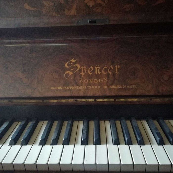 Английско Пиано Спенсър 1886г Spencer Piano Антика