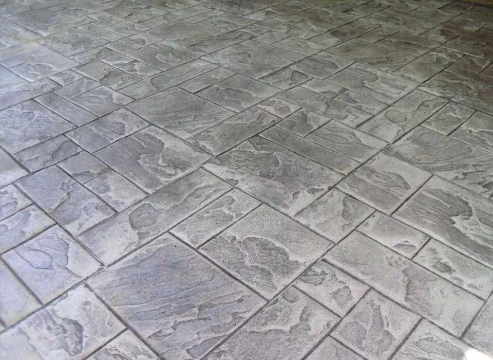 Щампован бетон - Шлайфан бетон, ресан бетон