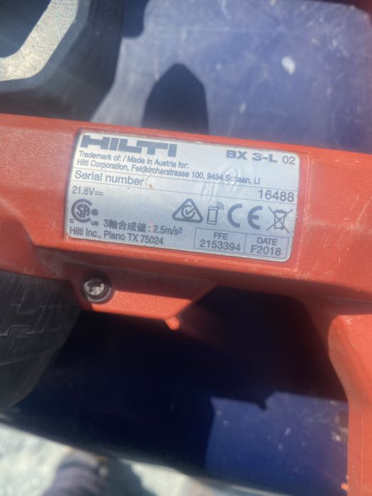 Pistol cuie HILTI BX3, an 2018