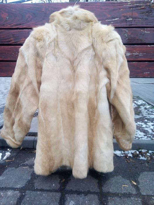 Дамско кожено палто, кожух от лисица, Германия ръст 164-168 см.