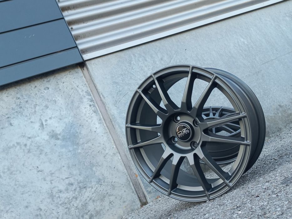17"4x114.3 O.Z Матт Гънметал Perlude Mitsubushi Hyundai Kia Nissan 7.5j et35 Чисто Нови
