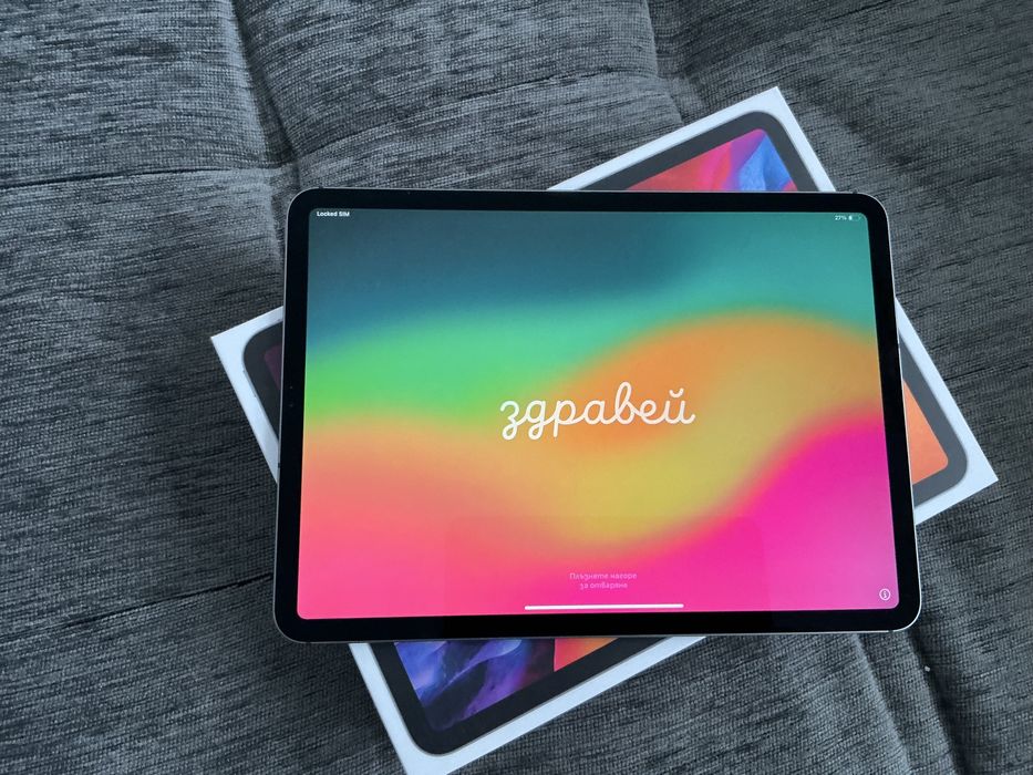 Отличен iPad Pro 11” WiFi + Cellular (2nd Generation) с Magic Keyboard