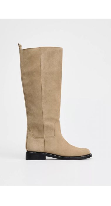 Сапоги, замша, zara, 38 р