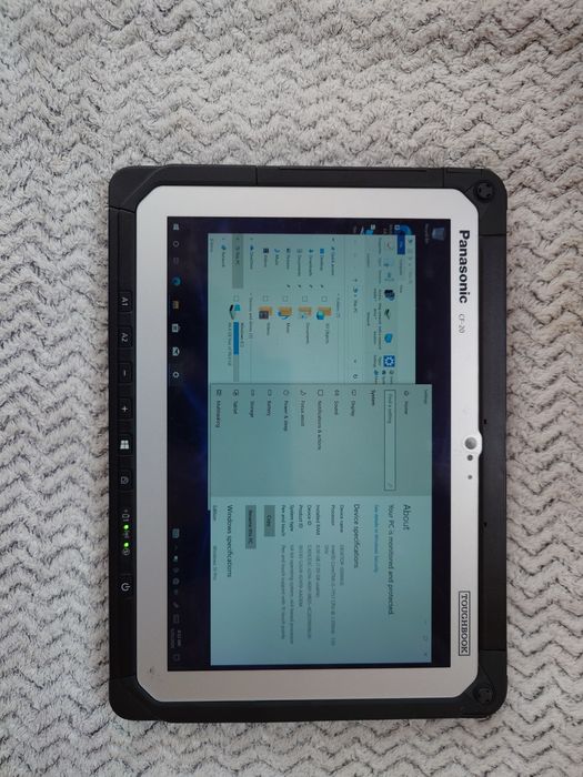 Panasonic CF20 intel I5-7Y57 8gb 256 GB  WLAN diagnoza,  - teste