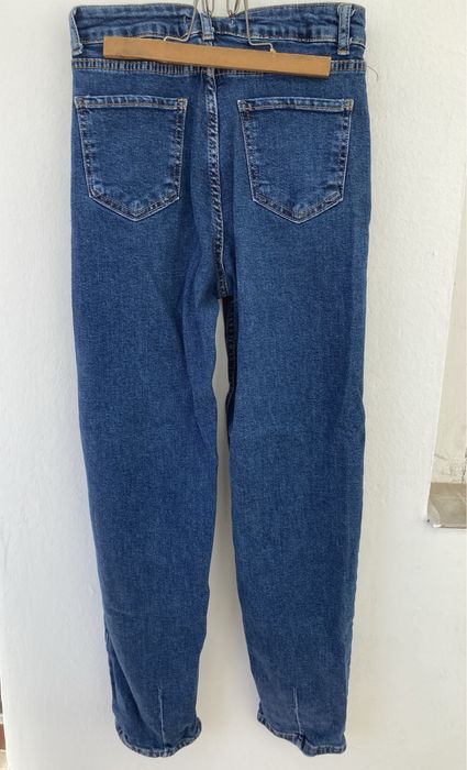 Blugi mom albastru W28