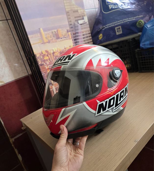 Casca moto aproape noua