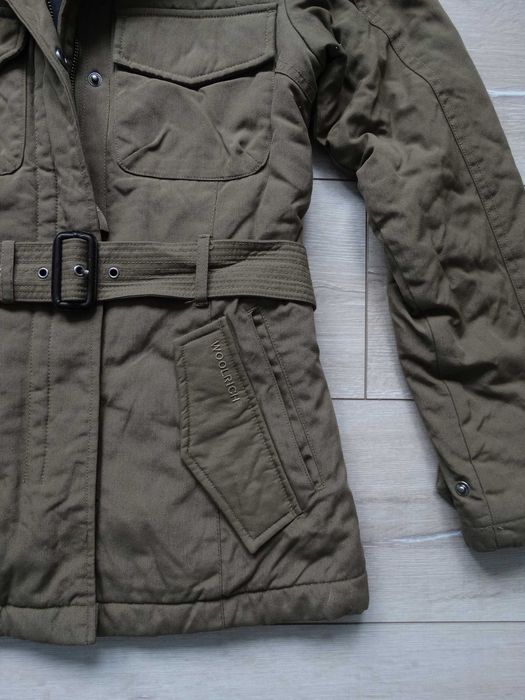 Woolrich Thermolite женско яке с яка от заек размер S