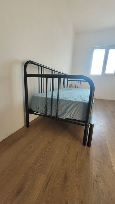 Pat/Camapea extensibila IKEA FYRESDAL cu 2 saltele 80x200 cm