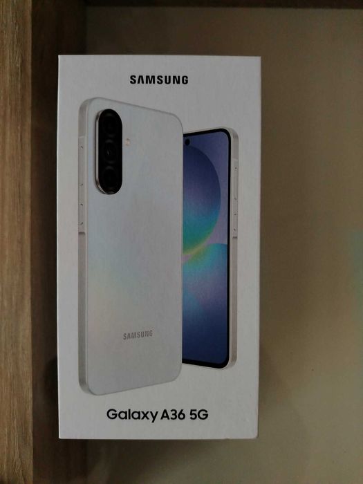 Смартфон Samsung - Galaxy A36 5G, 6.7'', 6GB/128GB, White+ слушалки