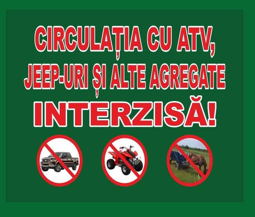Panouri avertizoare interzis