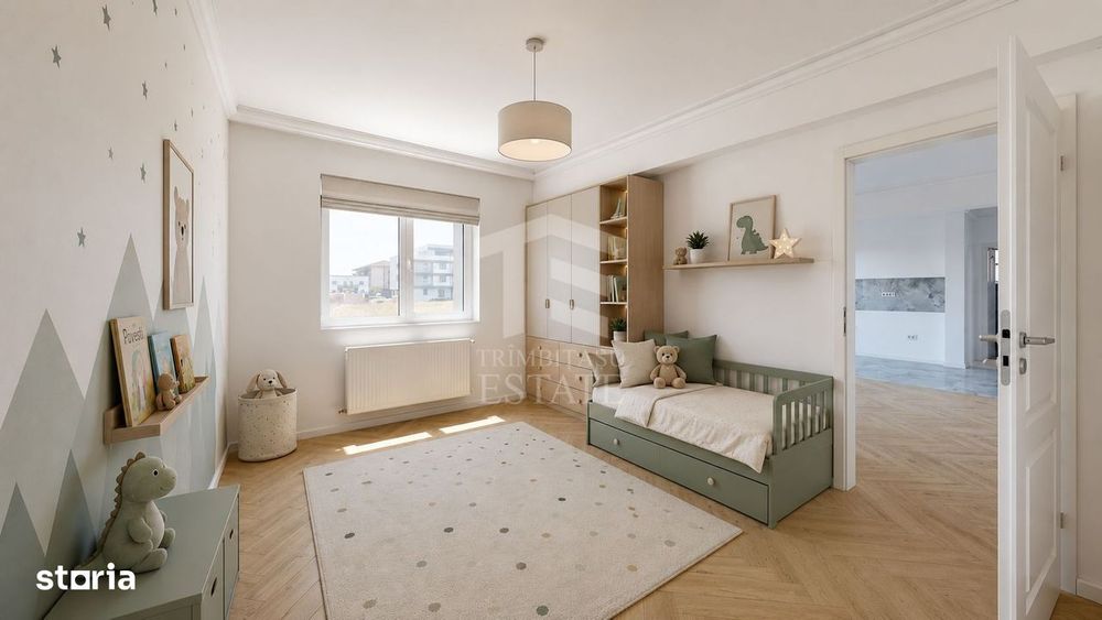 DOBROESTI - Stejarului | 3 Camere cu Curte + Parcare | Bloc 2025