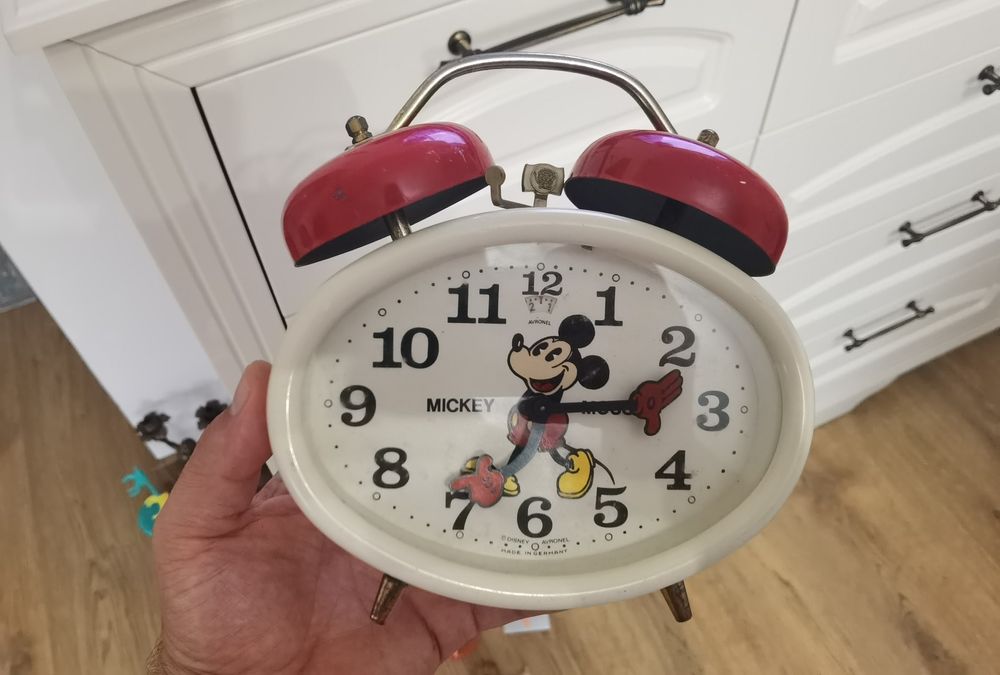 Ceas Birou Avronel Mickey Mouse rar!