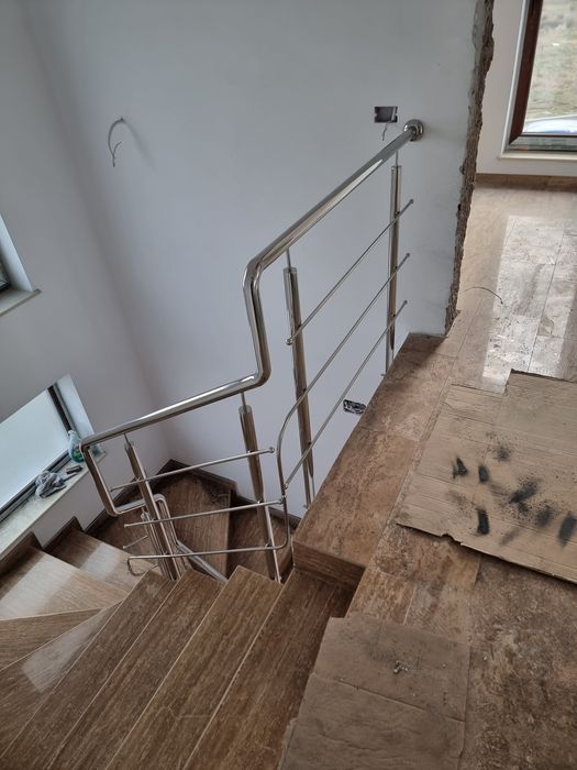 Balustrade inox/modele cu lemn