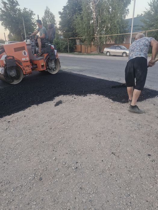 Асфальтирование ,асфальт, укладка асфальта