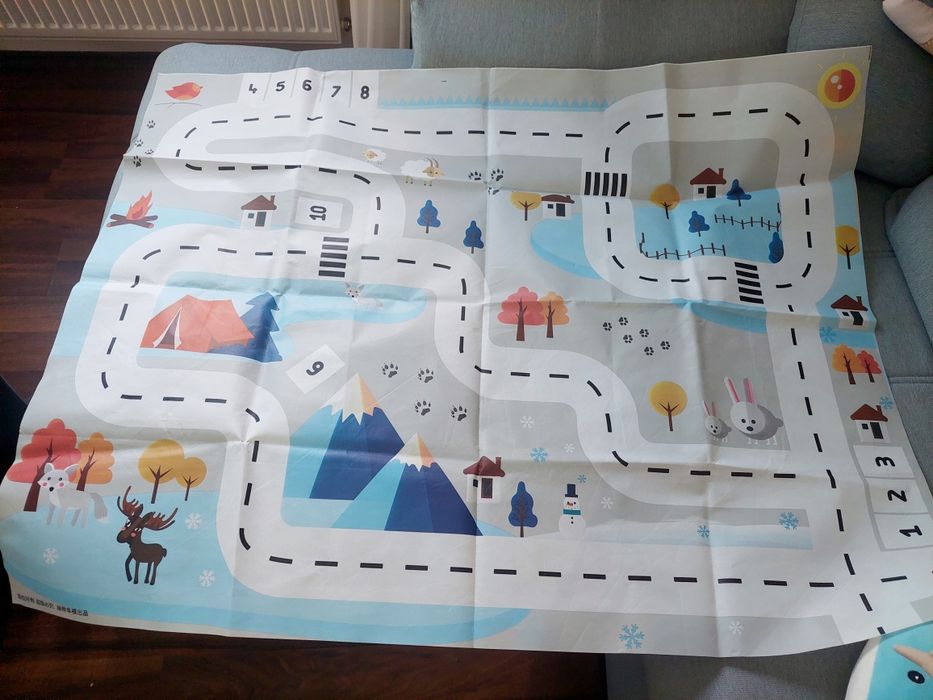 Lot 20 vehicule pentru copii și covoraș