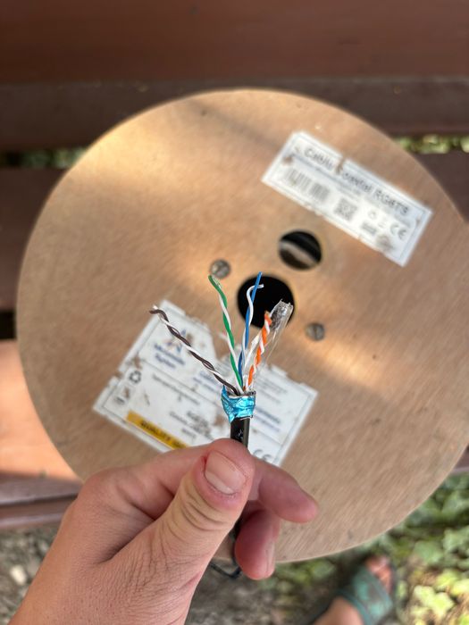 Cablu FTP cu sufa, utilizat 90 M