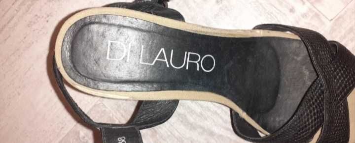 Sandale din piele cu platforma, mas 38