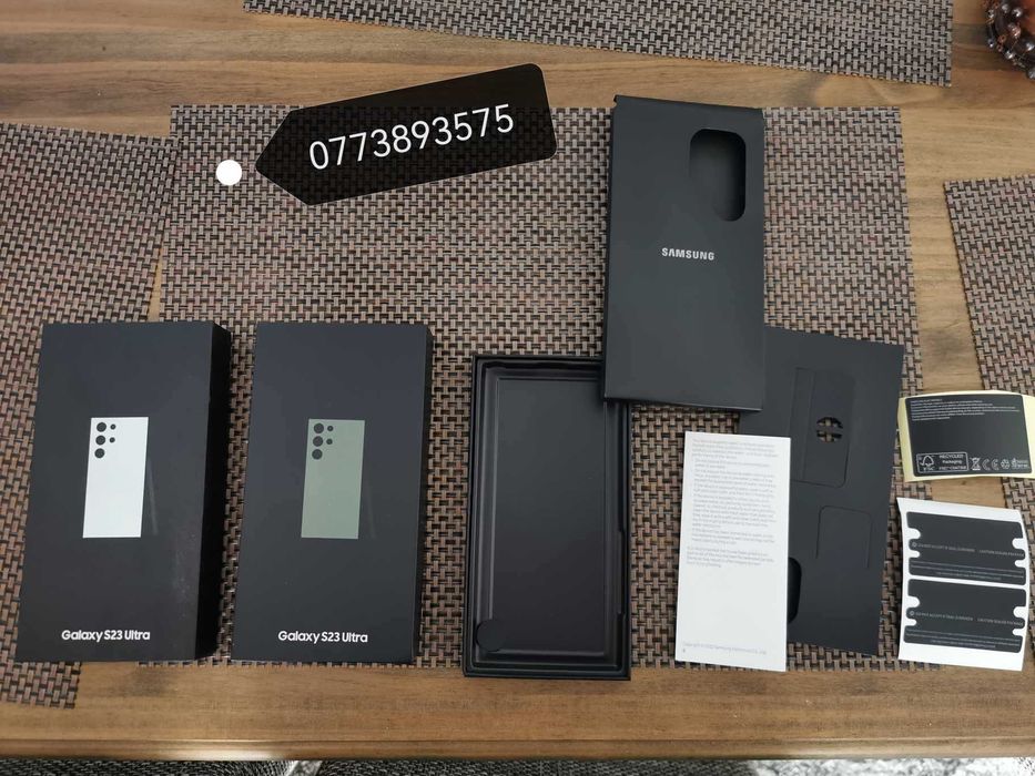 Cutie goala ambalaj pt. Samsung Galaxy S23 ULTRA cu sigilii