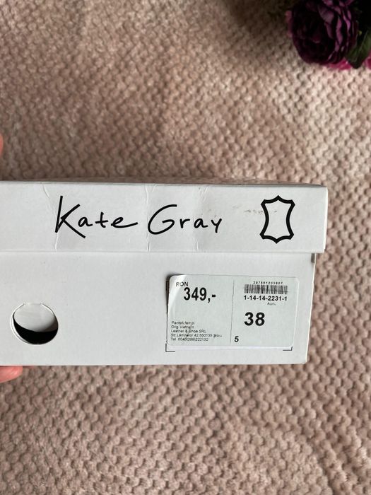 Pantofi aurii Kate Gray