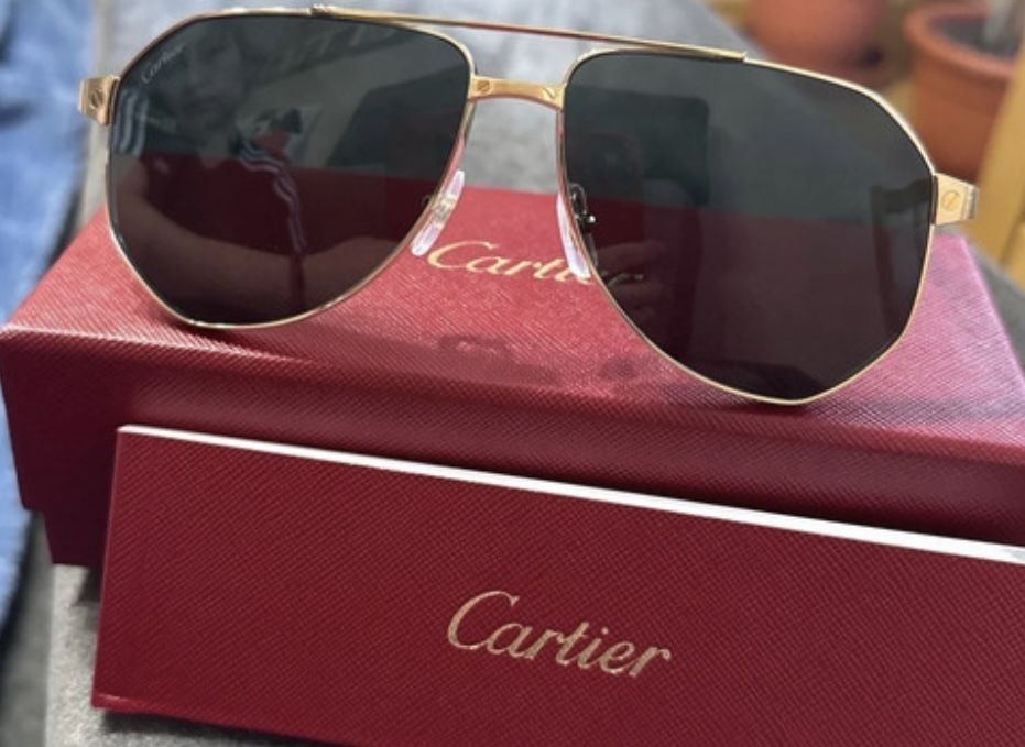 Ochelari soare Cartier Santos,lentile polarized crystal,produs original.
