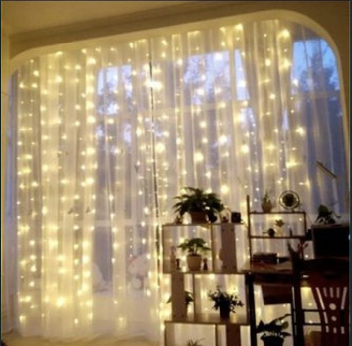 Дождик гирлянда 3х3 широкий ассортимент