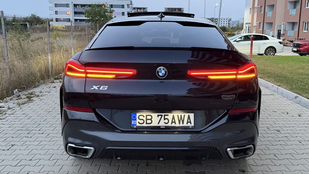 BMW X6 OZN 2021 3.0 D 286 CP MildHybrid XD M-Pachet Panoramic Grila Iluminata Gesturi Jante R22 M Faruri Full Led Soft Close Etc