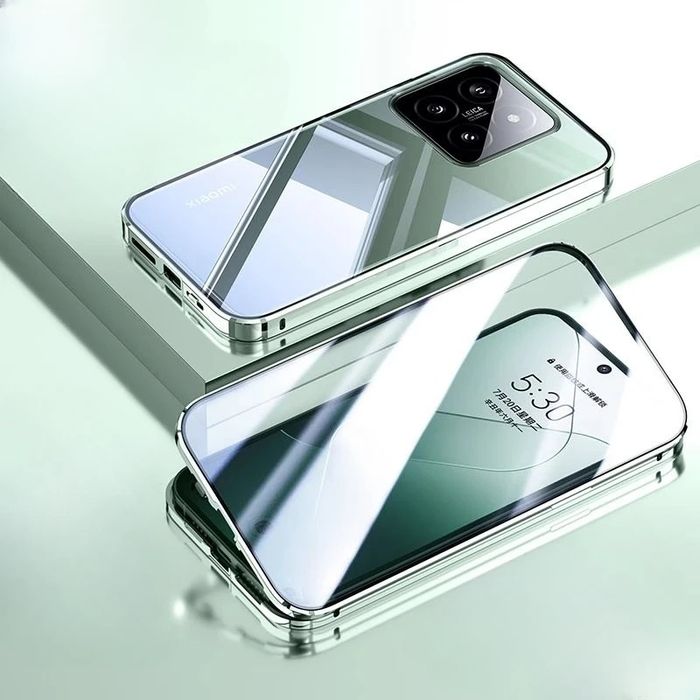 Xiaomi 14T 14T Pro 12 12X / Двоен 360 магнитен кейс с камера протекор