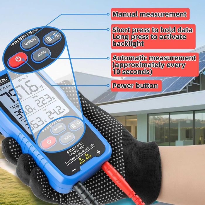 Procci SK-705 MPPT тестер за соларни панели 1000W