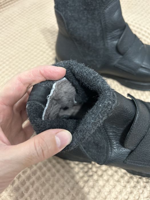 Обувь зимняя натуралка мех внутри с наружи кожа