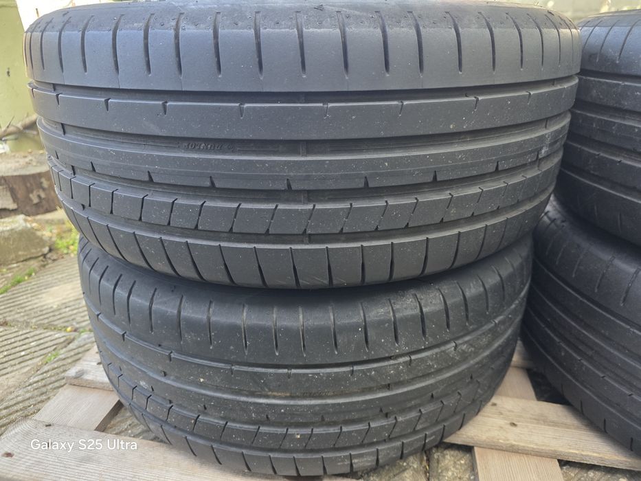 Лети джанти 17ки 5х108 Rial + летни гуми 225/45/17 Dunlop
