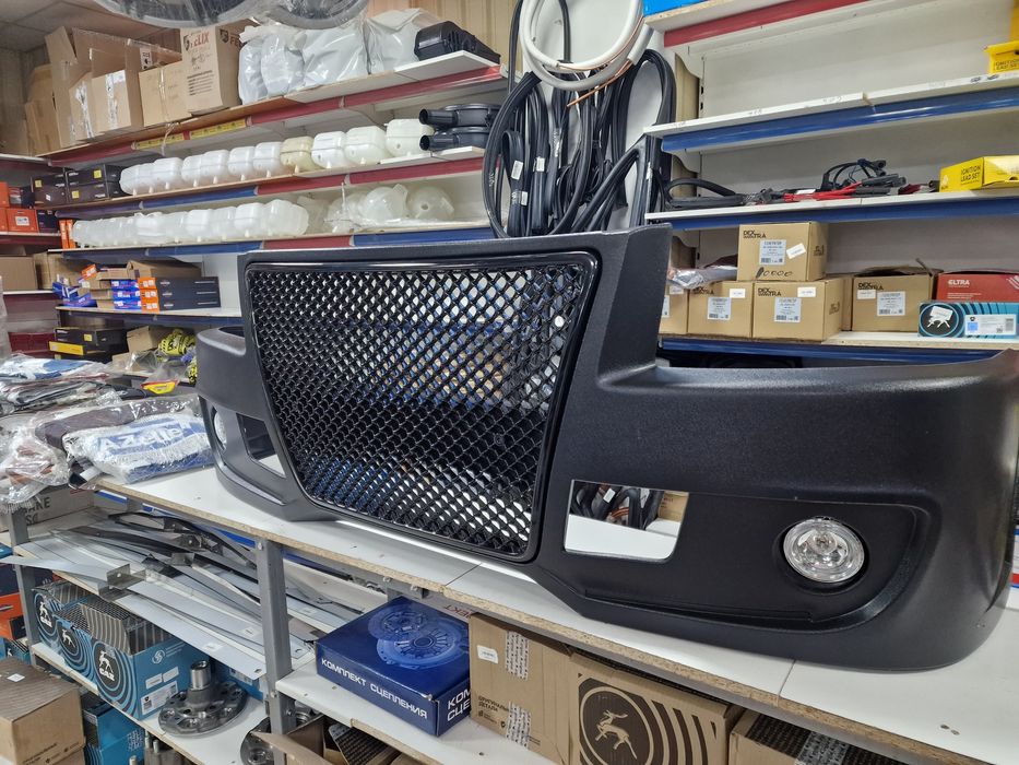 Старый образец Бампер для Газель до Бизнес 2003г.