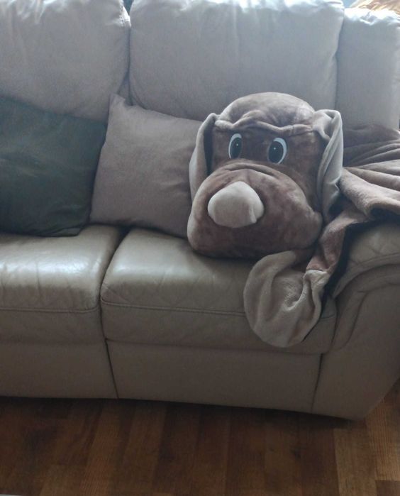 Covor cu cap de cățel de dimensiuni mari