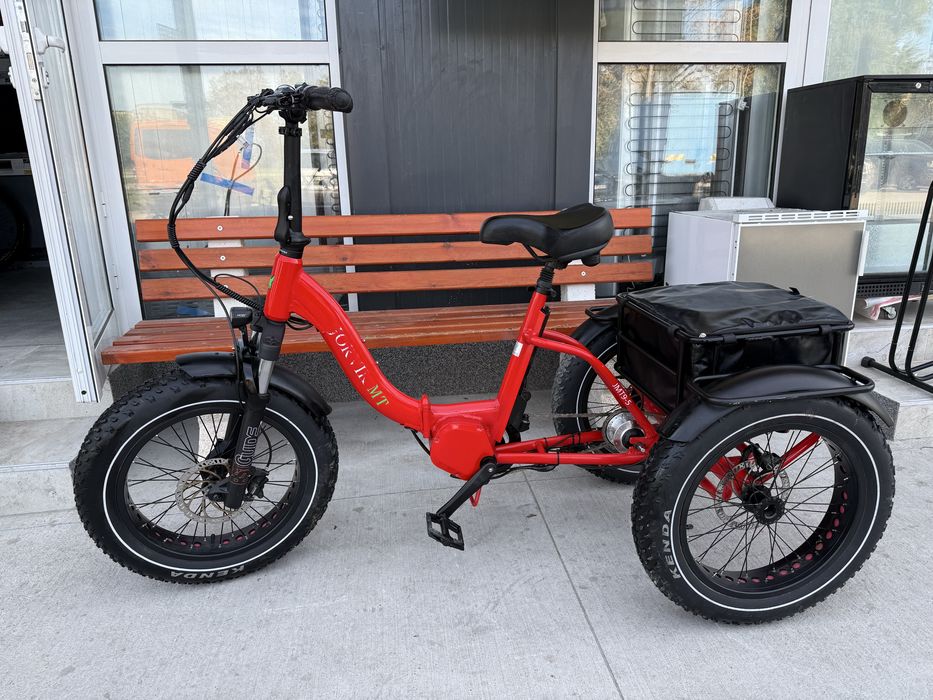 Електрическа Триколка Fat Tire Jorvik Mid Drive 20цола