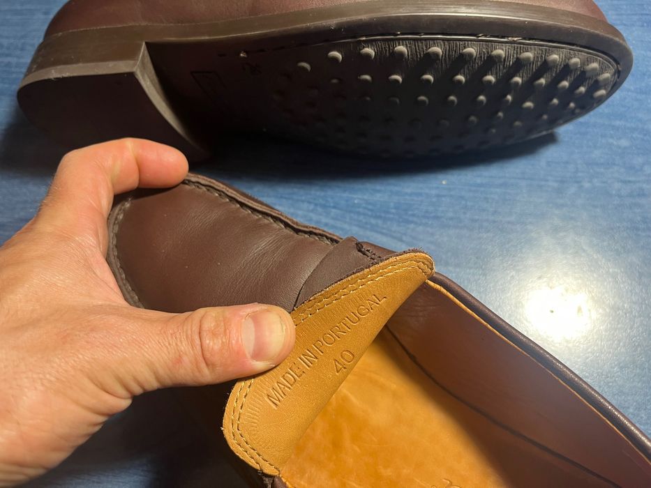 Pantofi Mocasini din piele naturala 40 Emidio Tucci Portugalia