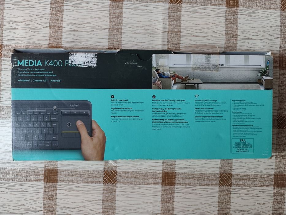 Tastatură Logitech K400 wireless