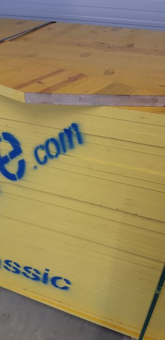 Panouri galbene cofraj Legnotre, tip doka