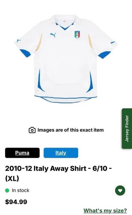 Puma Футболна фланелка Italy