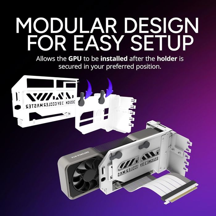 Райзер и кронштейн для видеокарты Cooler Master pci-e x16 4.0